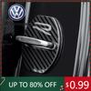2026 Hot For VOLKSWAGEN VW para Volkswagen VW Funda protectora para cerradura de puerta de coche R Rline Golf Polo Passat Jetta Bora Sedan EOS CC