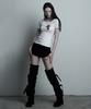 ILLIO White-Python Cross Necklace T-Shirt