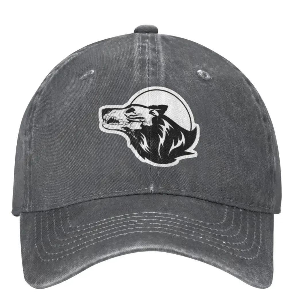FOG Spiritus Systems Baseballkappe Wolf Print Outdoor Sports Großhandel Gewaschene Trucker-Mütze Weiblich Männlich Mode Benutzerdefinierte Kappe