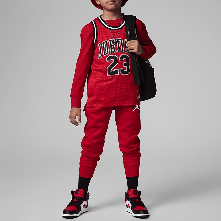 Jordan Air  23 Letter Number Print Sleeveless Round Neck Vest Kids tops Red DV5702-687