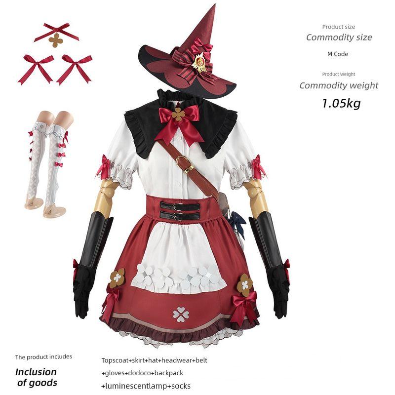 Anime Cosplay Costume Keliqi Flower Star Candle Cosplay Cute Witch Game Character Role-Playing Costume Keli Cosplay Costume