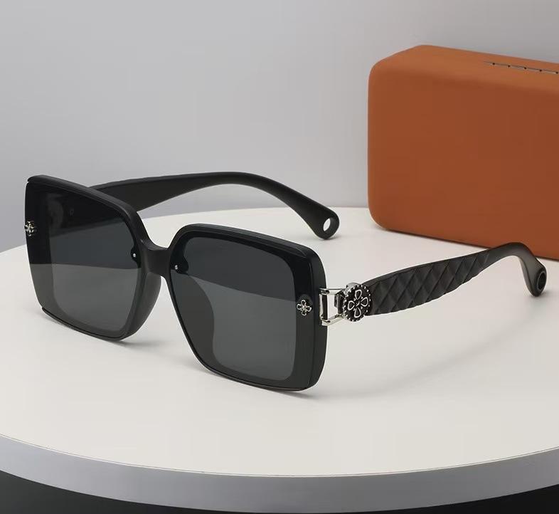 

Солнцезащитные очки Поляризованные очки Четырехлистный клевер Солнцезащитные очки премиум-класса Кошачий глаз Xiaoxiangfeng чёрный