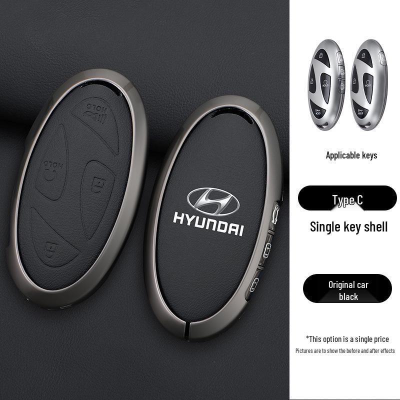

Металлический чехол для ключа для Hyundai Sonata, IONIQ6, Elantra & ElantraN Пульт дистанционного управления (24 модели) OPP Bag