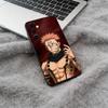 Anime main characters-Yuji Itadori Black Soft Silicone Phone Case for Samsung Galaxy A73, A71, A72, A70, A53, A52, A51