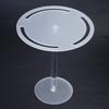 Round Acrylic Glasses Organizer Transparent Eyeglasses Rack Rotatable Display Stand for Sunglasses and Reading Glasses