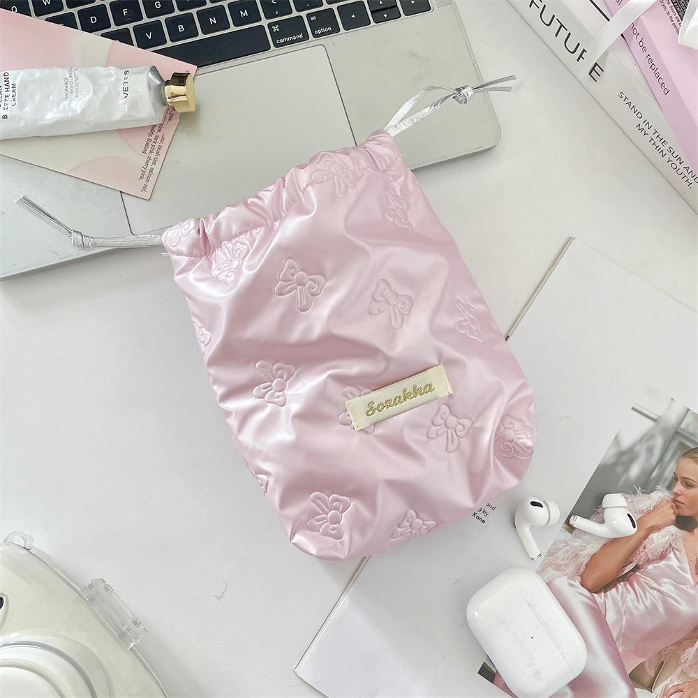 Anti-fall Drawstring Camera Bag Anti-scratch Protective Case Portable Small Lipstick Bag