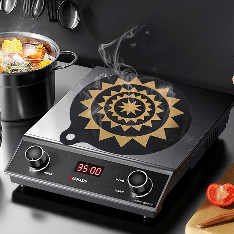 Silicone Stove Mat Protector Induction Cooker Insulation Pad Multipurpose Non-Slip  Pads Cooking Hob Protective Cover