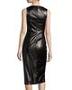 Stylish Black Dress Party Handmade New Women's Leather Dress Genuine Lambskin