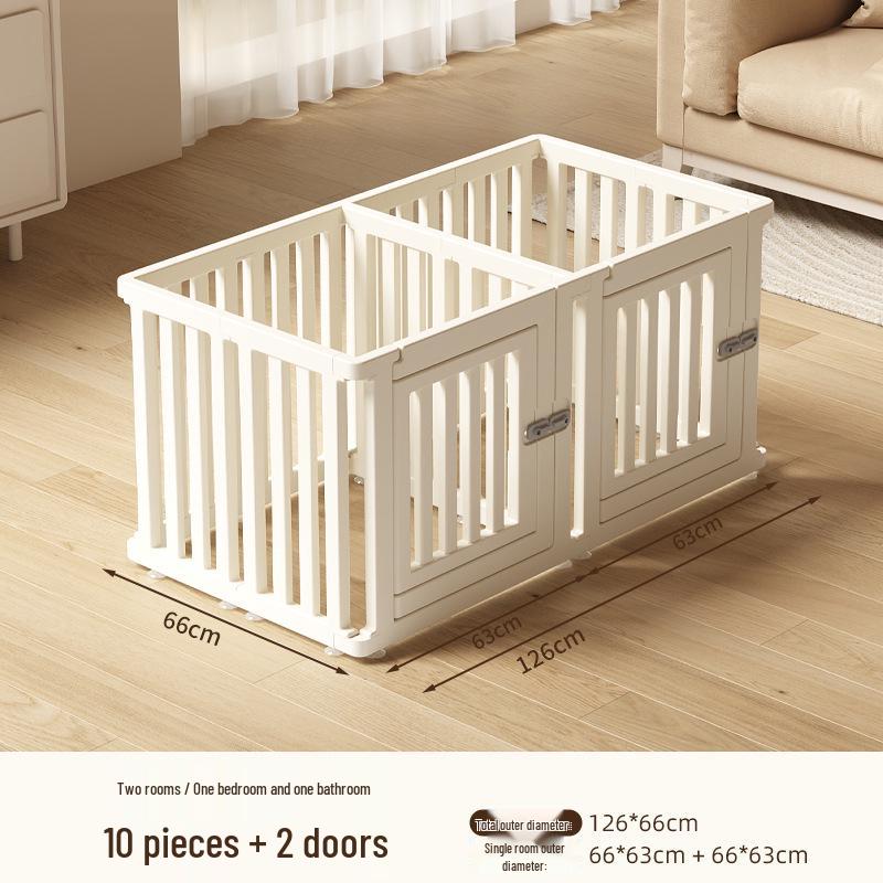 Indoor Dog Safety Barrier - Pet Fence & Anti-Escape Cage for Small Dogs