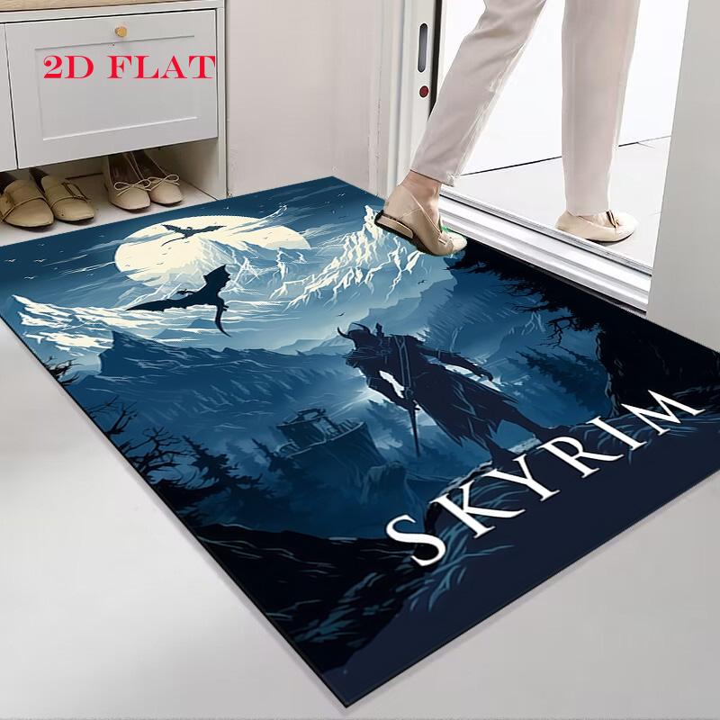 2K Games Carpet Rug for Living Room Bedroom Home Sofa Decoration,Kids play Nonslip Floor Mat