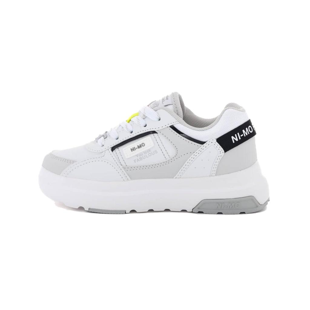 Sneakers NM J127 Kids cm 2E [Moonstar] White/Grey 23.0