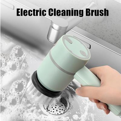 Multi Functional Wireles Electric Cleaning Brush Household Toilet Cleaning Tool Handheld Kitchen Cleaning Brush