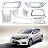 Compatible with 15-16 Nissan Tiida Interior Components Like Inner Door Handle, Gear Shift Frame, and Air Outlet.