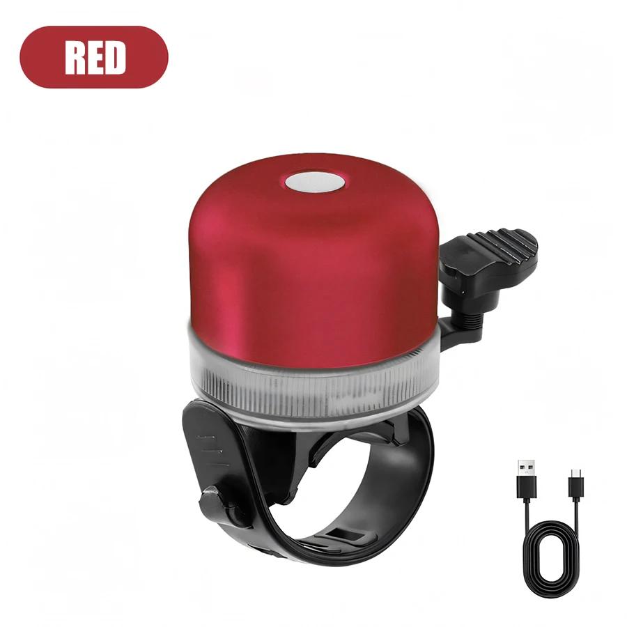 

Классический велосипедный звонок для чехла Apple AirTag Водонепроницаемый велосипедный звонок Крепление на руль Металлический велосипедный звонок Велосипедные аксессуары Air Tag красный