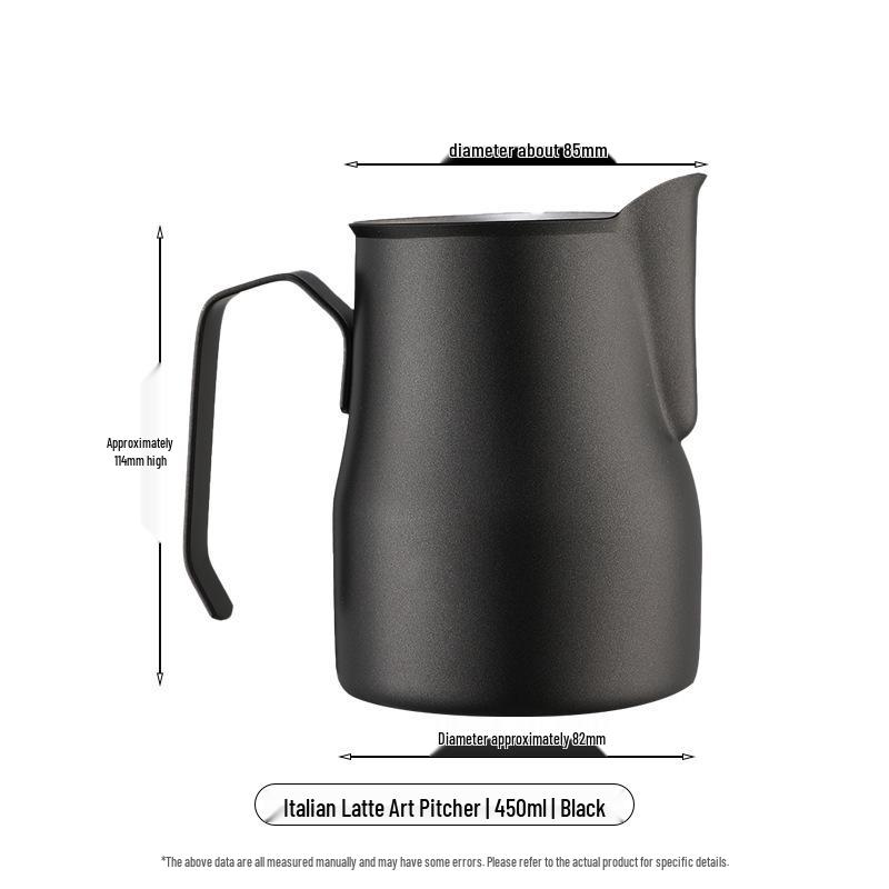 Professional Latte Art Pitcher - Eagle Beak Milk Frothing Cup, 304 Stainless Steel