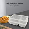 Disposable 2-Compartment Meal Box