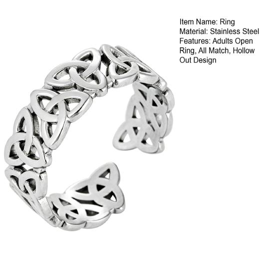 Adjustable Rings Lightweight Comfortable Anti-Oxidation Ring Exquisite Craftsmanship Versatile Open Ring for
