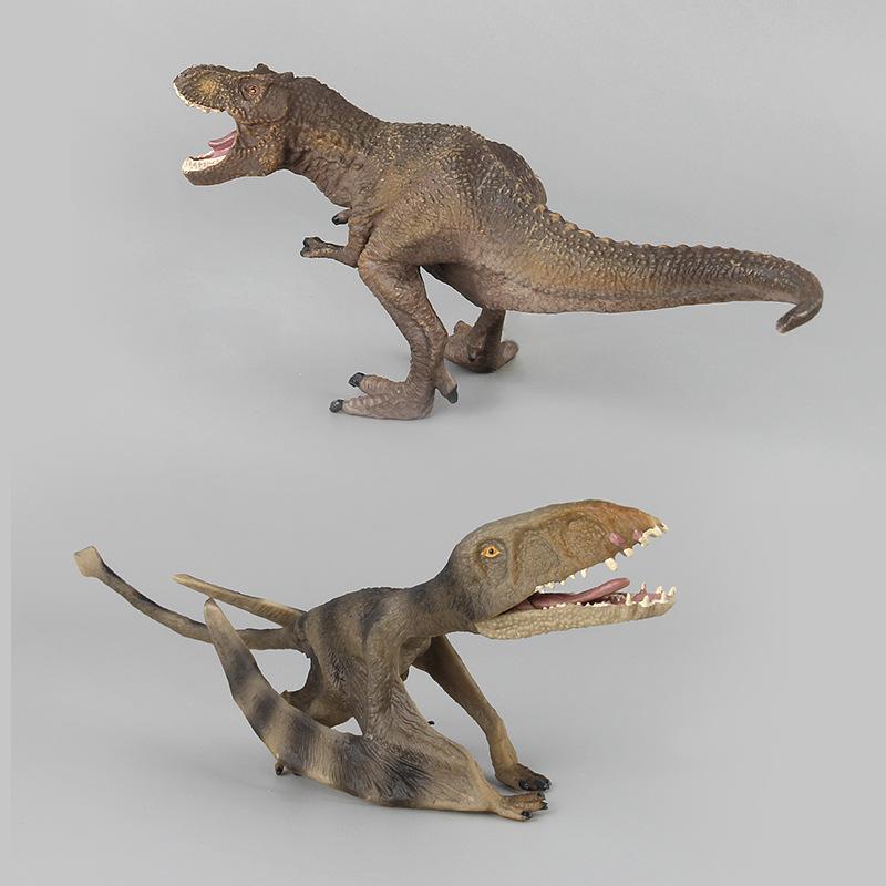 Simulation Dinosaur World Animal Model Toy Dinosaur Velociraptor Mosasaurus Neptune Dragon Doll Ornament