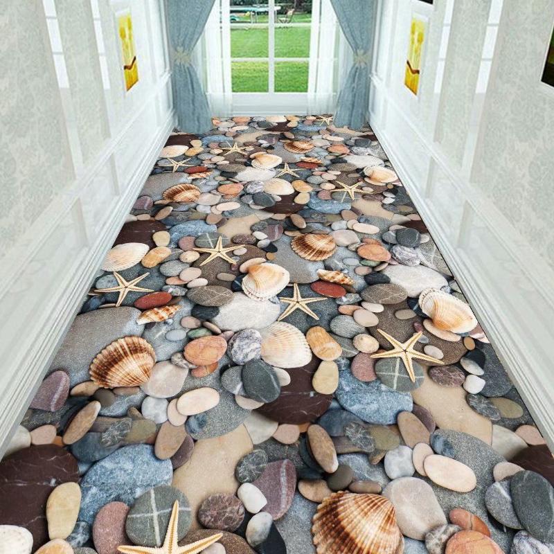 3D Carpet Living Room Carpet Bedroom Hall Entrance Hallway Mat Kitchen Non-slip Carpet