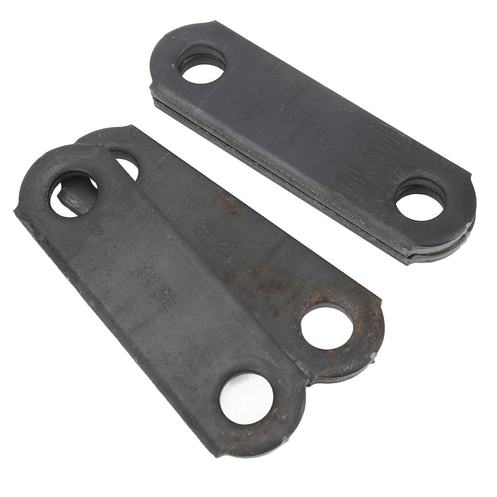 4PCS Trailer Spring Shackle Strap Links 3 1 8in Length Heavy Duty Steel for Double Eye Leaf Spring