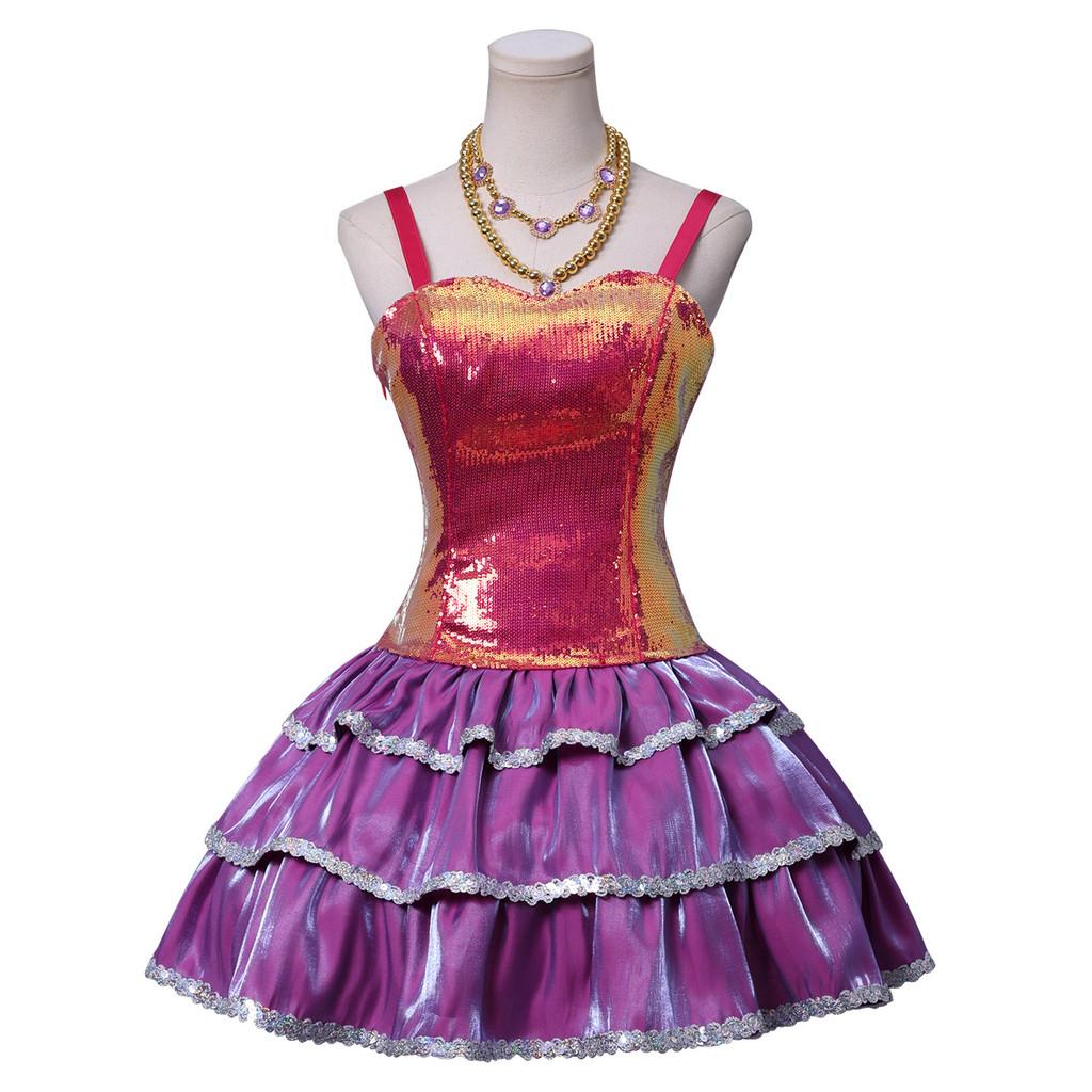 Barbie Life In The Dreamhouse Barbie Cosplay Kostüm Mit Satin Und Baumwollstoff Für Anime Fans