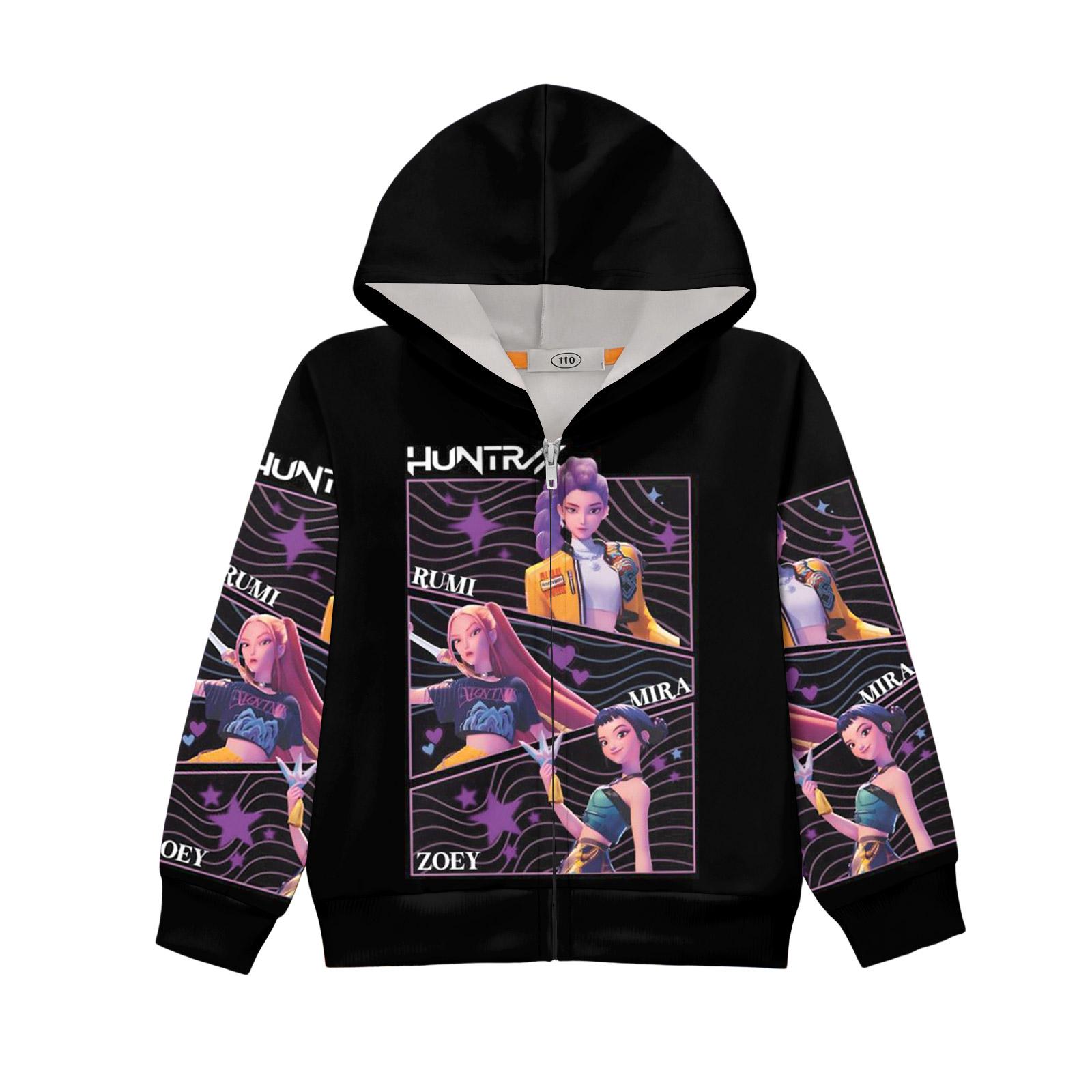 

Children s Long-sleeved Loose-fitting Pullover Hoodie With Drawstring And Solid Color 100