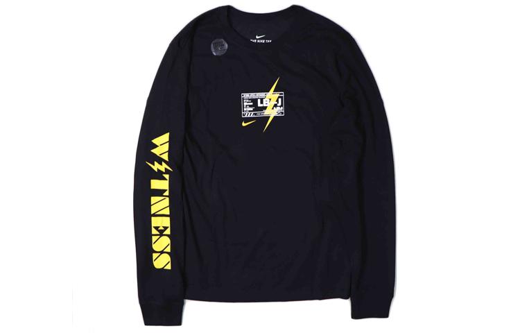 

Nike T Shirts Men s Black Crew Neck Moderate Straight Fit CD1124-010 M