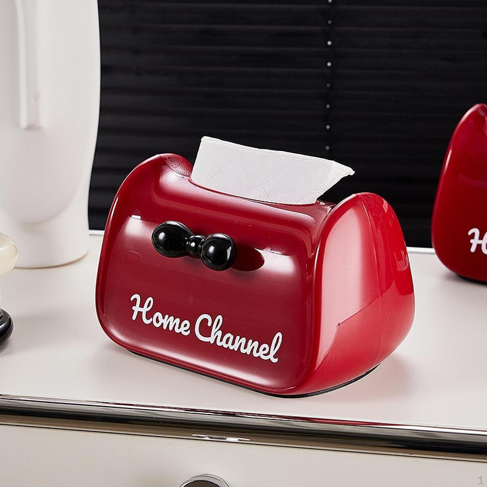 

Настольный держатель для салфеток, чехол для коробки, прямоугольный, креативный, в форме банта, чехол для салфеток, туалетная бумага красный