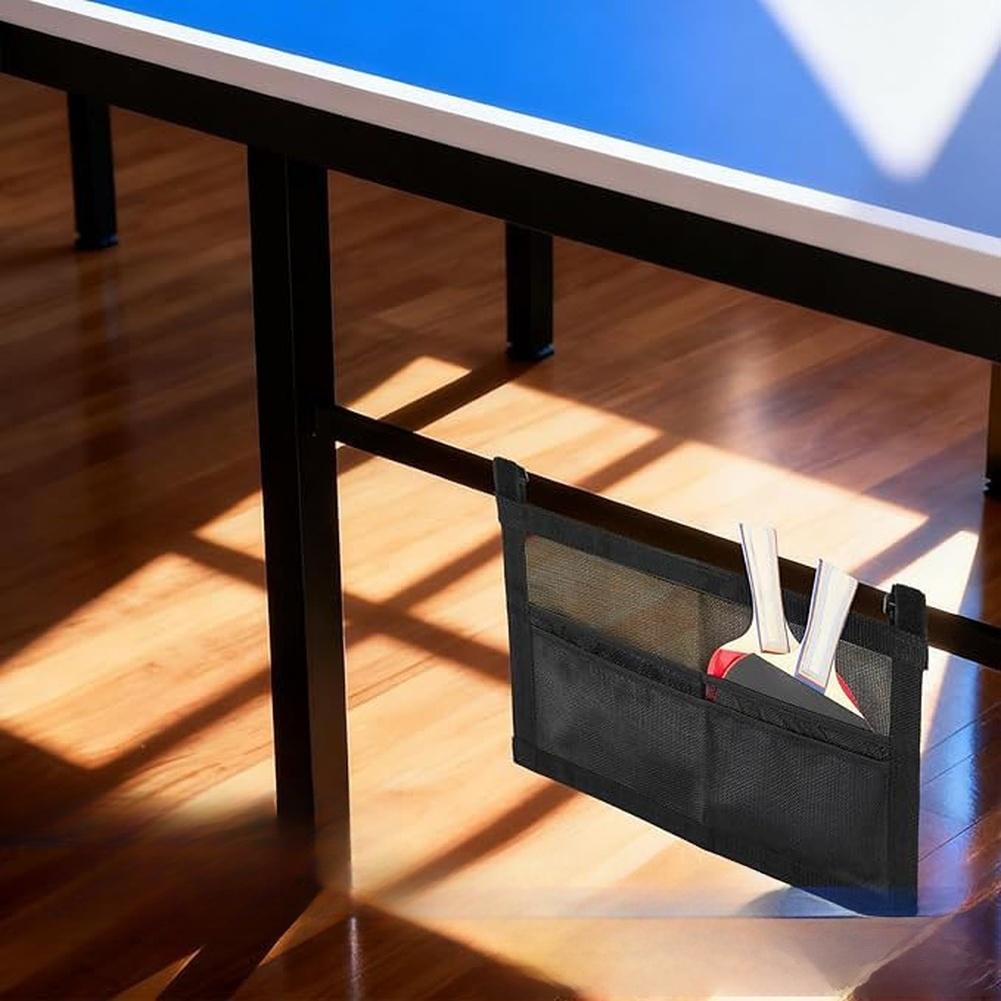 Table Tennis Racket and Ball Storage Bag with Open Mesh Design Efficient Organizer for Training and Recreational Play