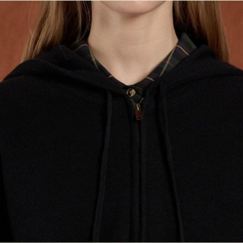 BCBG Wool Knit Hoodie Zip Up B5w9k101