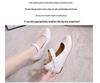 Nurse Soft Sole White Wedge Mary Jane Loafers - Comfortable Spring Shoes for Women