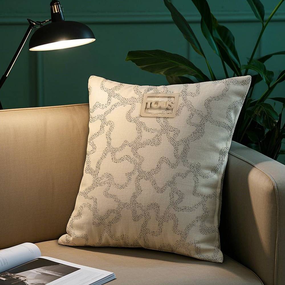 Luxury Fashion T-T-Tous Pillow Case Short Plush Print Cushion Cover Square Throw Pillow Covers Sofa Home Decor