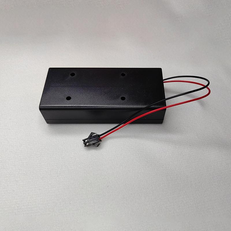 18650 Battery Holder Box 2 Slots Battery Storage Case With Switch & Cover & PH2.0 XH2.54 DC5.5X2.1 USB2.0Terminal Wire