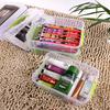 4 Layers Stackable Desk Storage Organizer Transparent Plastic Makeup Organizer Box Durable Jewelry Container Bins Drawer Table