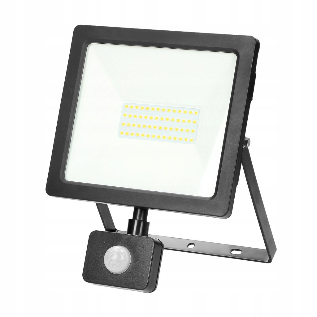 Alled 50W Led Floodlight With Pir 4000Lm Ip44 4000K 1 Pc