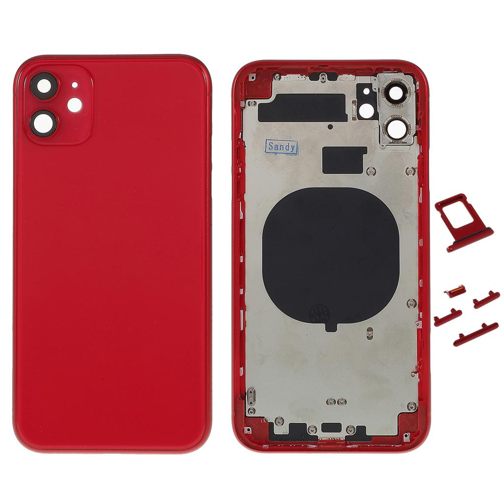Battery Back Cover with Side Buttons Part for Apple iPhone 11 6.1 inch
