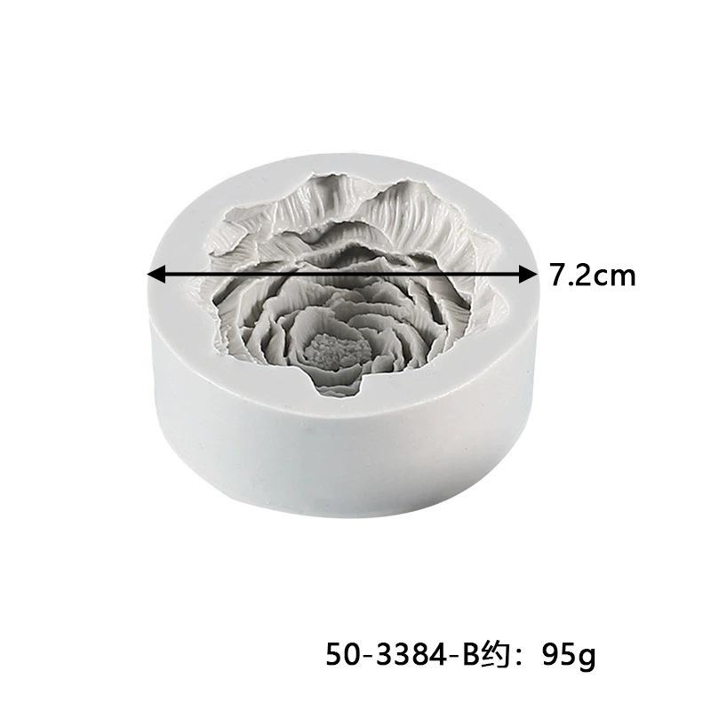 Carnation Flower Aromatherapy Gypsum DIY Candle Expansion Stone Handmade Soap Decoration Silicone Mold
