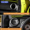 Suzuki Jimny 2018      2024 2025 için ABS Karbon Fiber Parlak Siyah LHD RHD Araç Klima Çıkış Havalandırma Kanatçığı Sticker