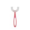 Kids U Shaped Toothbrush Anti-choking Design Food Grade Silicone Bristles Full Teeth Coverage for Toddlers Safe Brushing