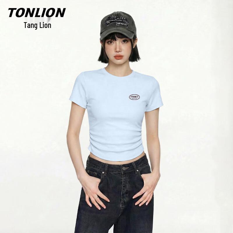 TonLion Women s Slim-Fit Short Sleeve T-Shirt L
