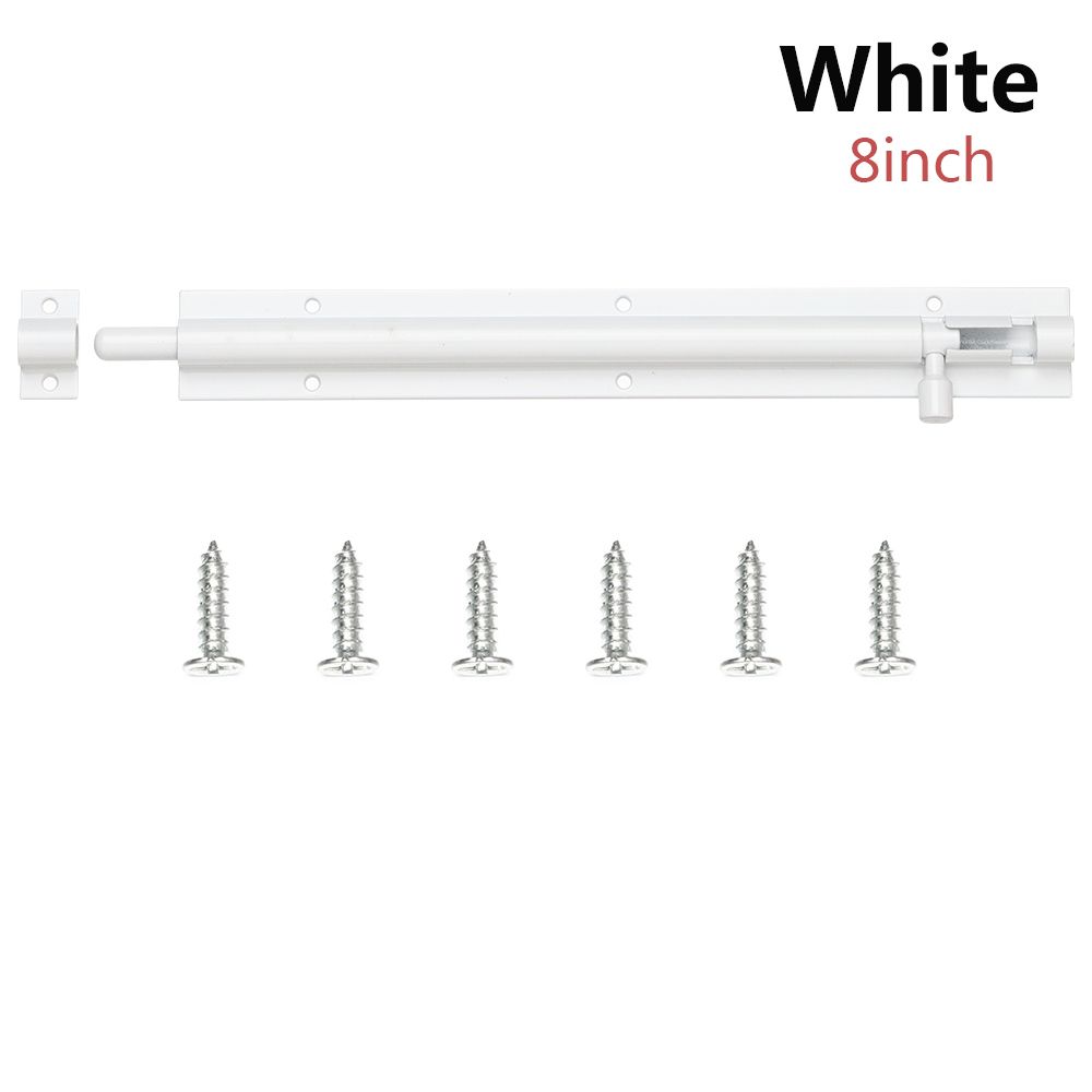 

Фурнитура Петля Дверные Болты Алюминиевый Сплав Стопор для Шкафа Оконная Защелка Замок Бесшумный Крючок для Ворот Пряжка Замка Двери Защелки для Шкафа 2inch белый