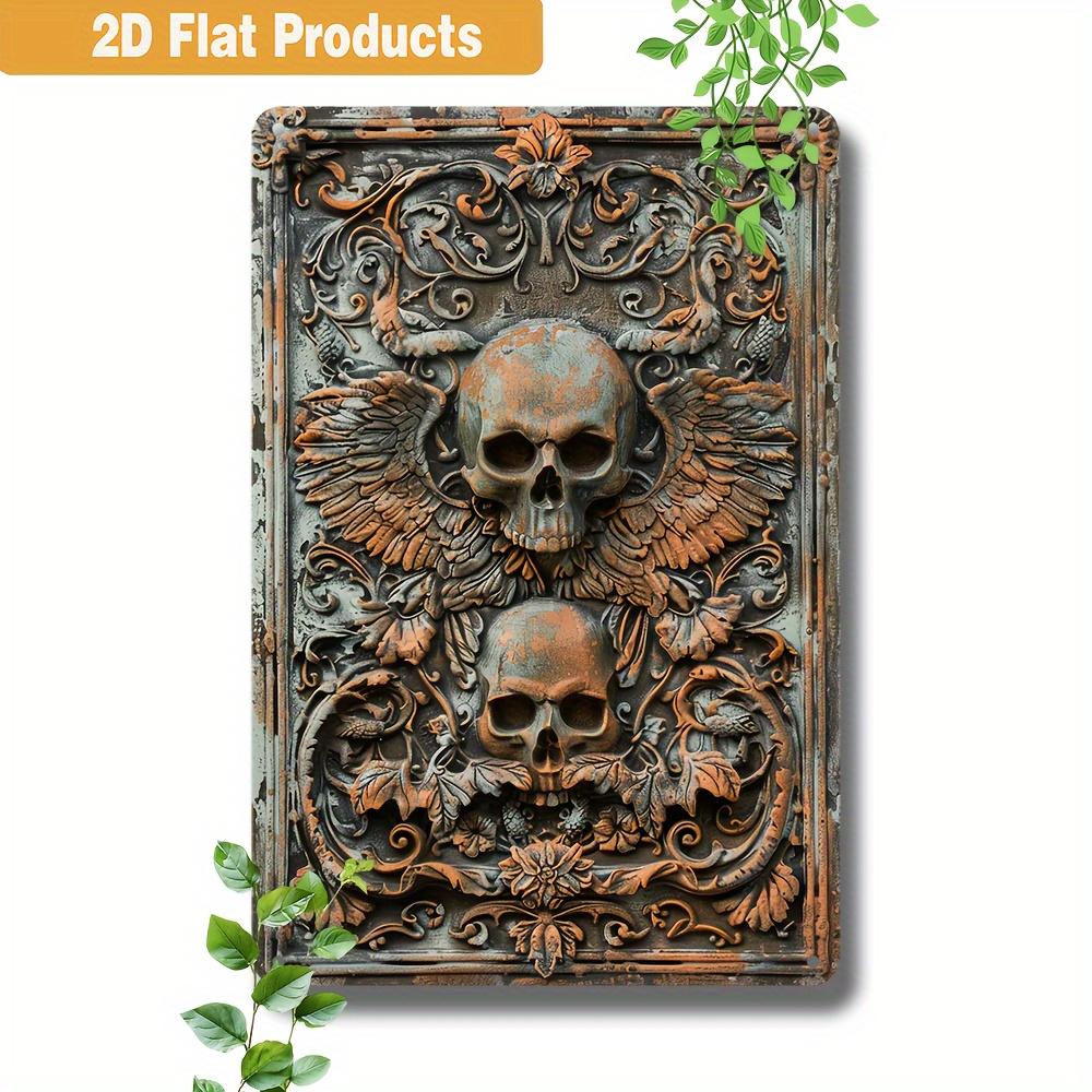 FJ Vintage Decor Metal Tin Signs 2D Flat Printing Retro Posters Room Decoration Home Bar Pub Club Wall Art Decor