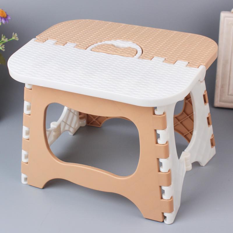 BD-03 Bambusmuster Tragbarer Klapphocker für Kinder & Erwachsene