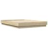 Vidaxl Bed Frame, Sonoma Oak, 160X200 Cm, Wood-Based Material