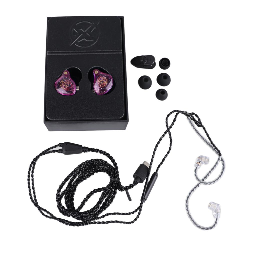 Sports Wired Headphones 0.75mm Dual Pin Port Type C Ergonomic Design Comfortable Sports Headphones for Music