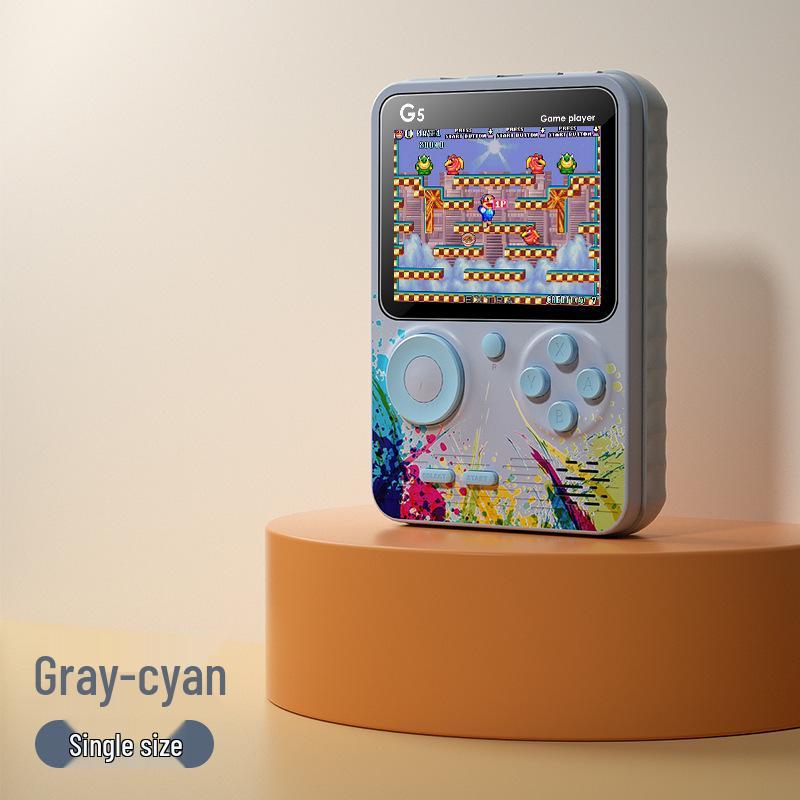 Classic G5 Handheld Game Console: 500-in-1, Double Player, Nostalgic & Educational Puzzle Games for Kids
