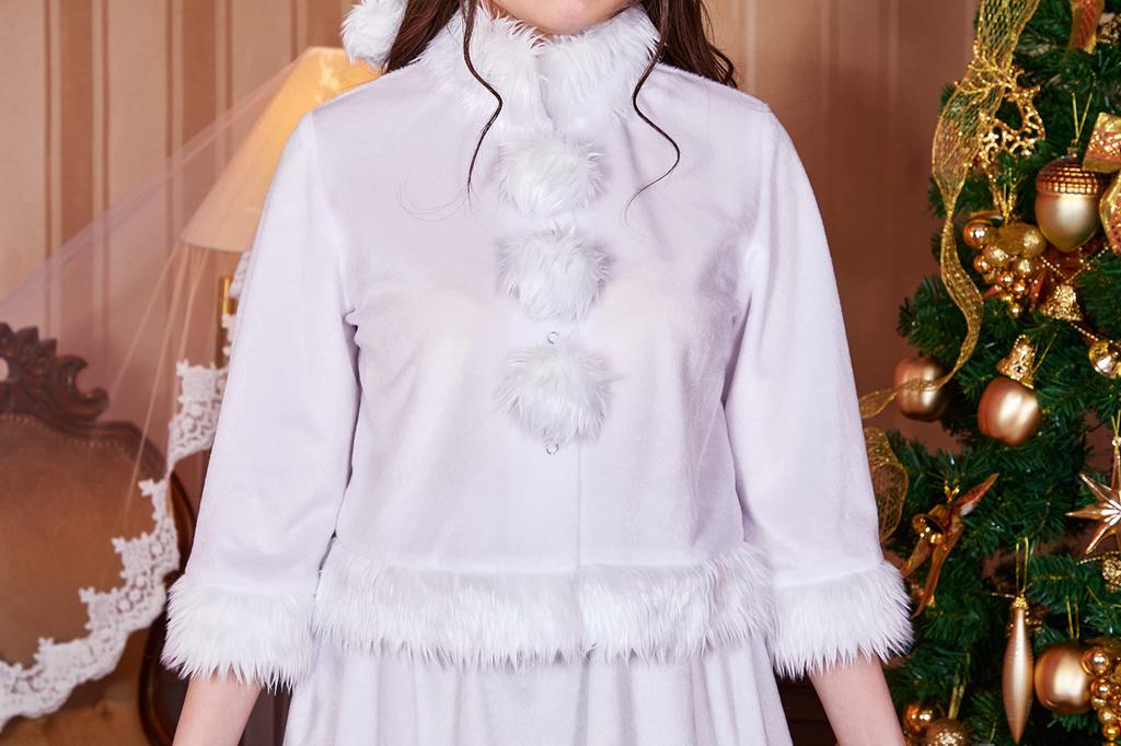 Clearstone Mimi Noel Cosplay Christmas Basic Santa White Women's
