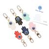 Rhinestone Evil Eye Keychain & Bag Charm with Blue Eye Pendant
