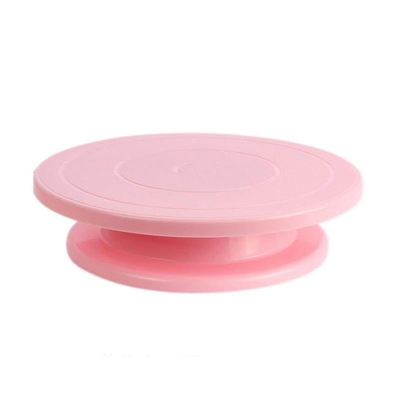

Plastic Cake Turn Table Turntable for Home Baking Professional Cake Decorating Turntable for Cupcakes and Pastries