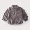 Children's Plush Spring/Autumn Coat for Boys and Girls - Warm, Double-Sided Fleece Outerwear